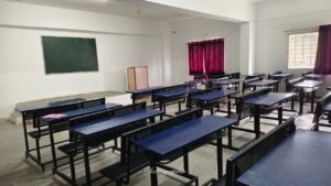 Classroom in shriram institute of nursing paniv